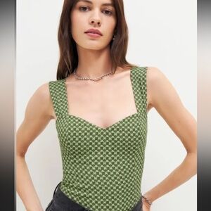 Reformation Hester Printed Tank NWT
